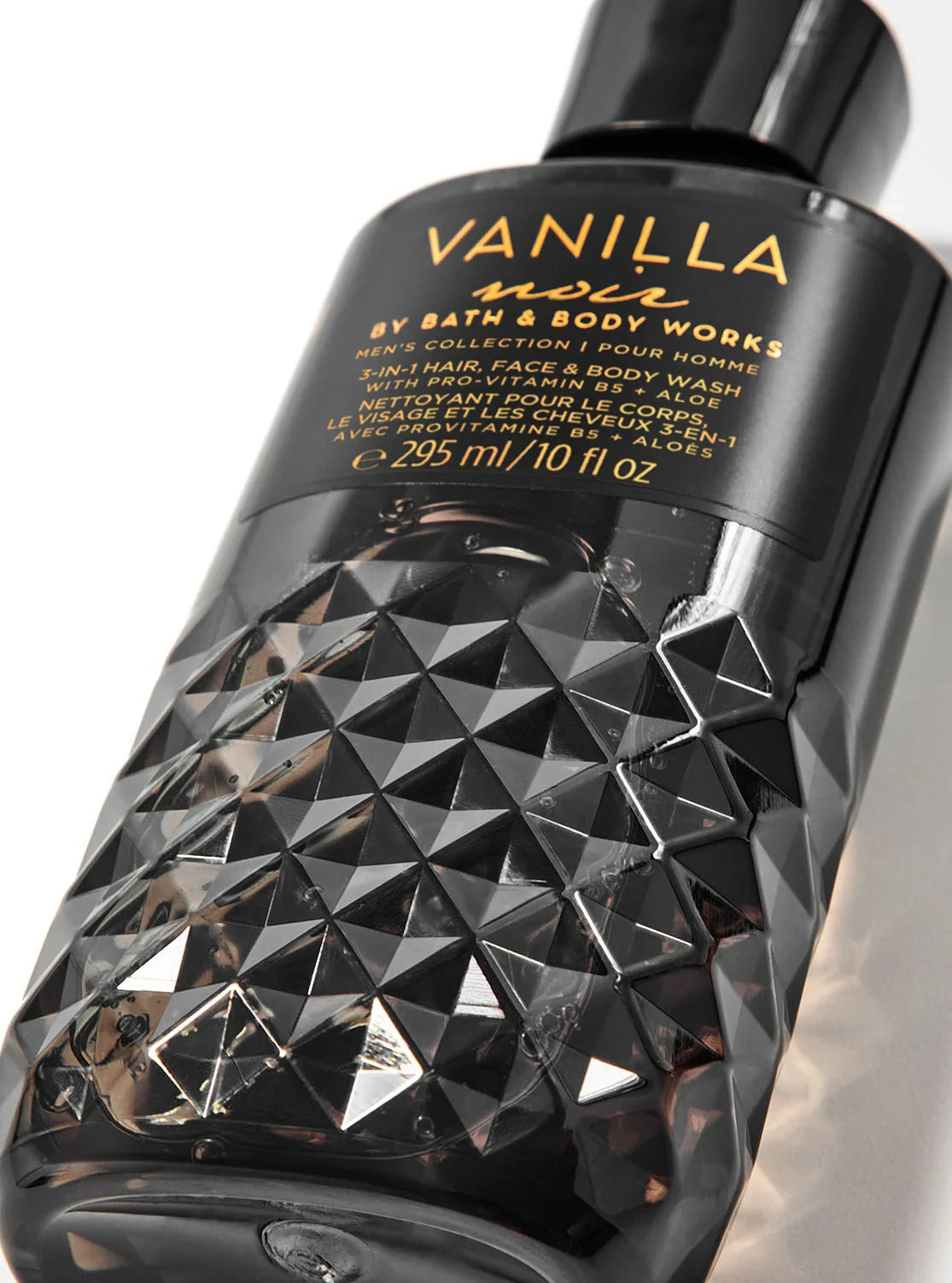 Bath & Body Works Men's Collection Vanilla Noir 3-In-1 Hair, Face & Body Wash