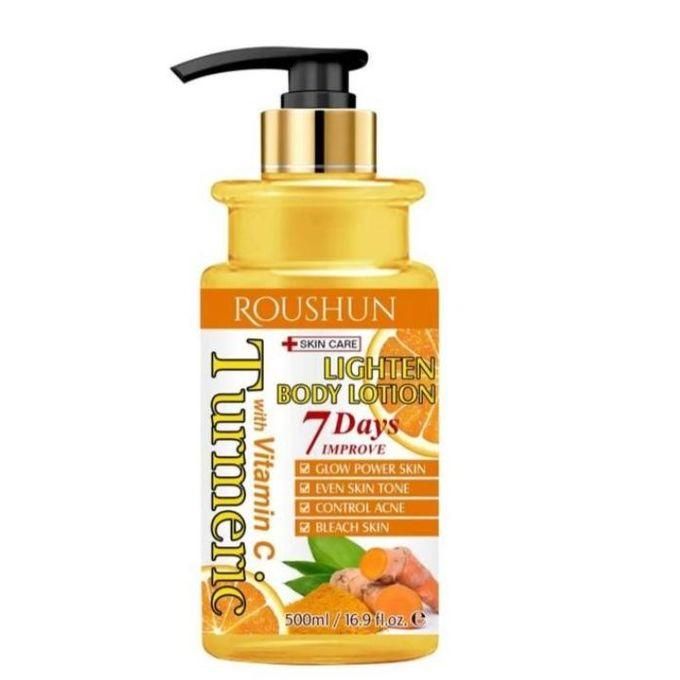 Roushun Turmeric with Vitamin C Lighten Body Lotion (500ml)