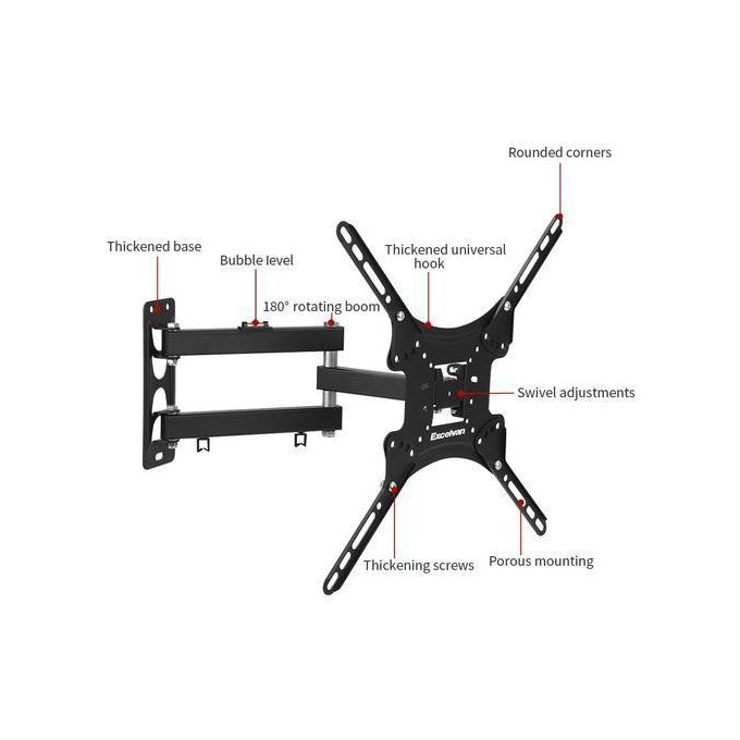 Swivel LED/LCD/Plasma Wall Mount (14–55 inch)