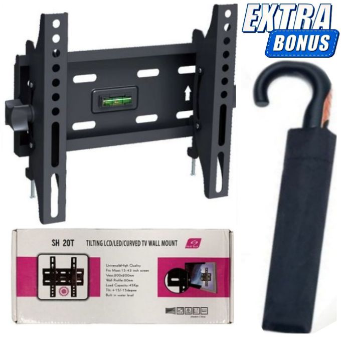 Skilltech SH20T Universal High-Quality TV Wall Mount Bracket (15–43 Inch)