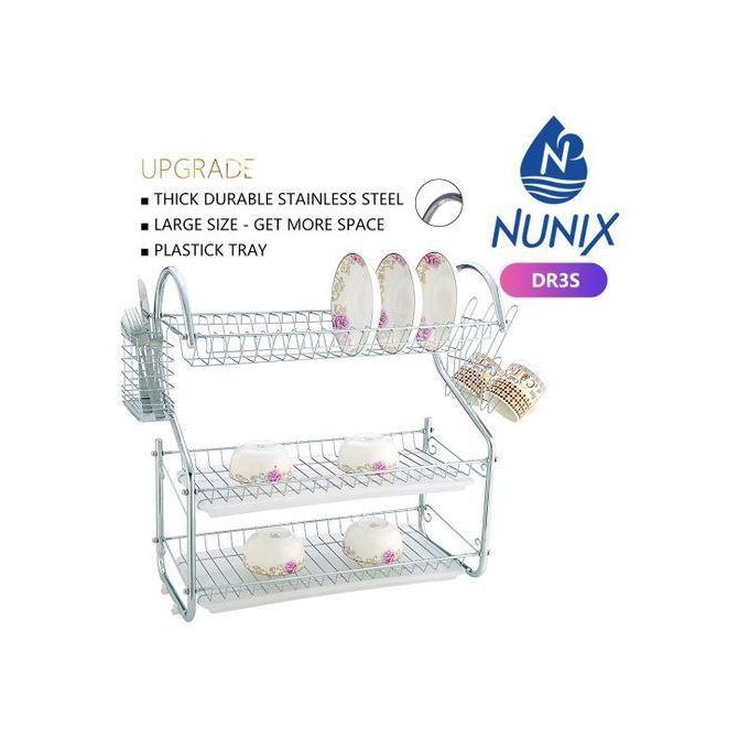 Nunix 3-Tier Dish Rack