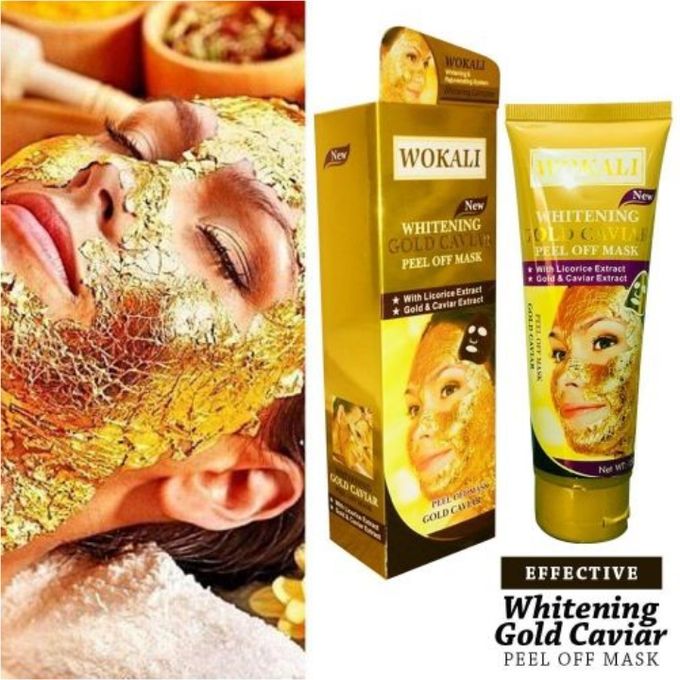 Wokali Whitening Gold Caviar Peel Off Mask