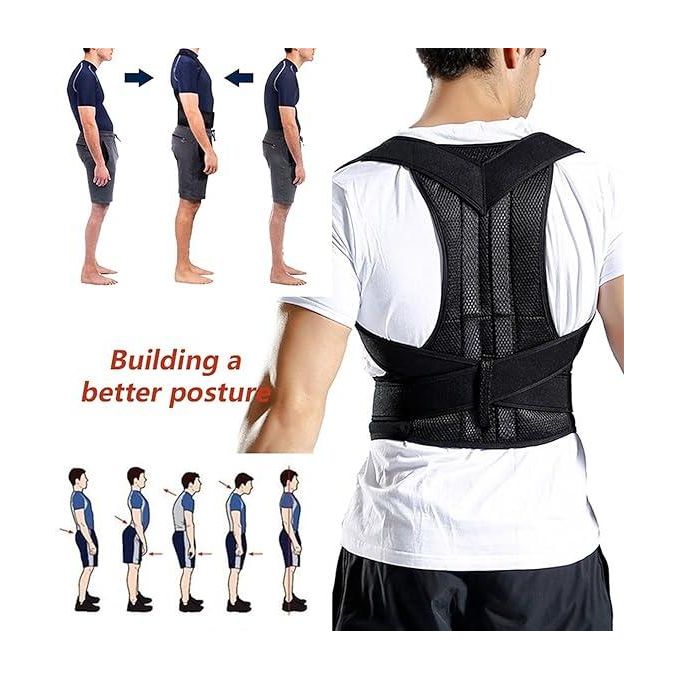 Adjustable Back Spine Posture Corrector – Humpback Support Brace for Men & Women