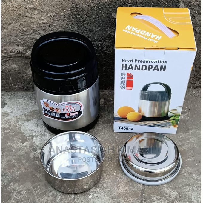 1000ml Food Flask with Hand Pan Lid
