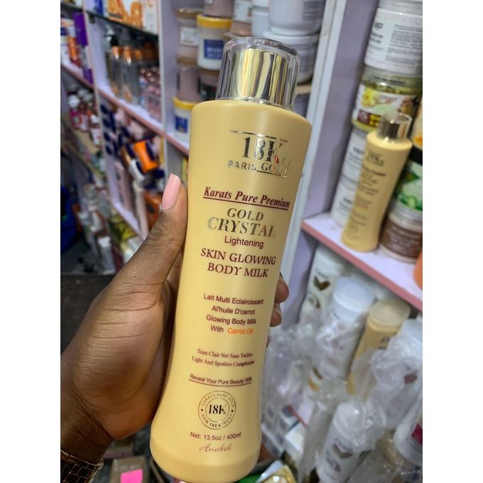 18K Paris Gold Lighten Skin Glowing Body Milk