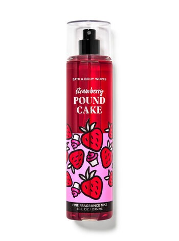 Bath and Body Works Strawberry Pound Cake Fine Fragrance Mist