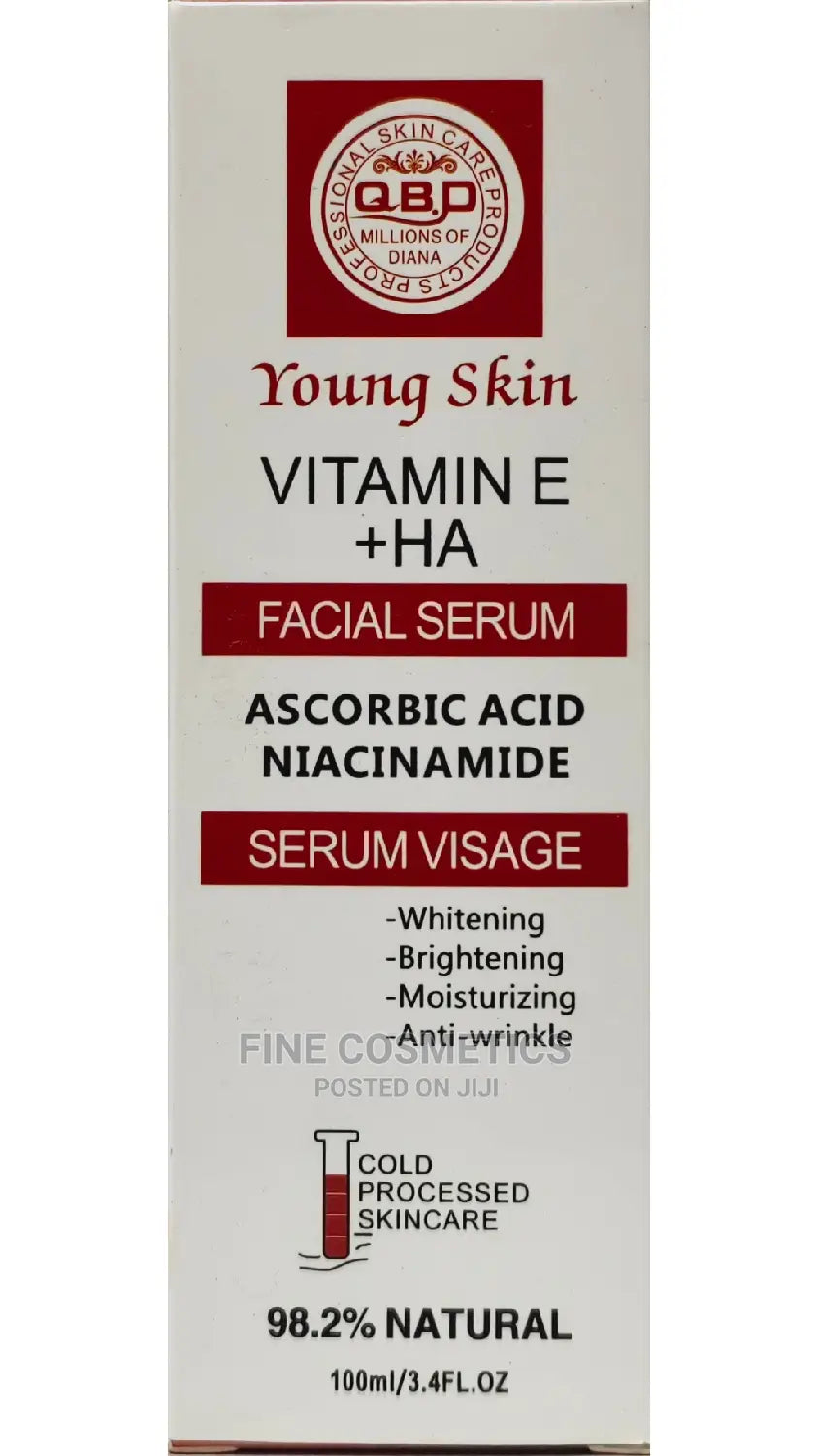 QBD Young Skin Vitamin E Facial Serum with Niacinamide