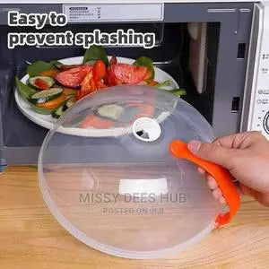 Vent Microwave Food Cover with Detachable Handle