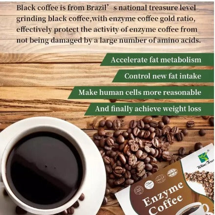 WINS TOWN Enzyme Coffee | Organic Coffee for Weight Loss, Increased Metabolism and Fat Burning .