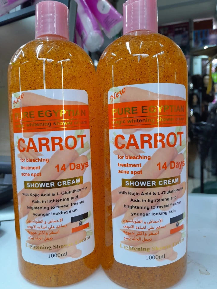 Pure Egyptian Carrot Whitening Shower Cream