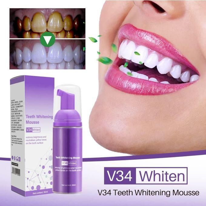 Lanthome Teeth whitening mousse.