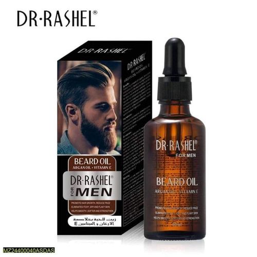π₯ Dr. Rashel Beard Growth Oil with Vitamin E β Thicker, Fuller & Faster Beard Growth for Men | Soften & Nourish Facial Hair