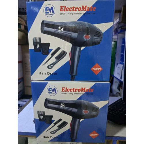 π₯ LIMITED DEAL β ElectroMate Hair Dryer | Fast Drying + Frizz Control + Salon Finish at Home | KSh 2,196