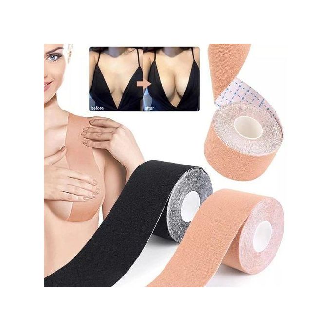 Stretchable Boob Tape – 5cm x 5m | Medical Grade Breast Lift & Push-Up Support