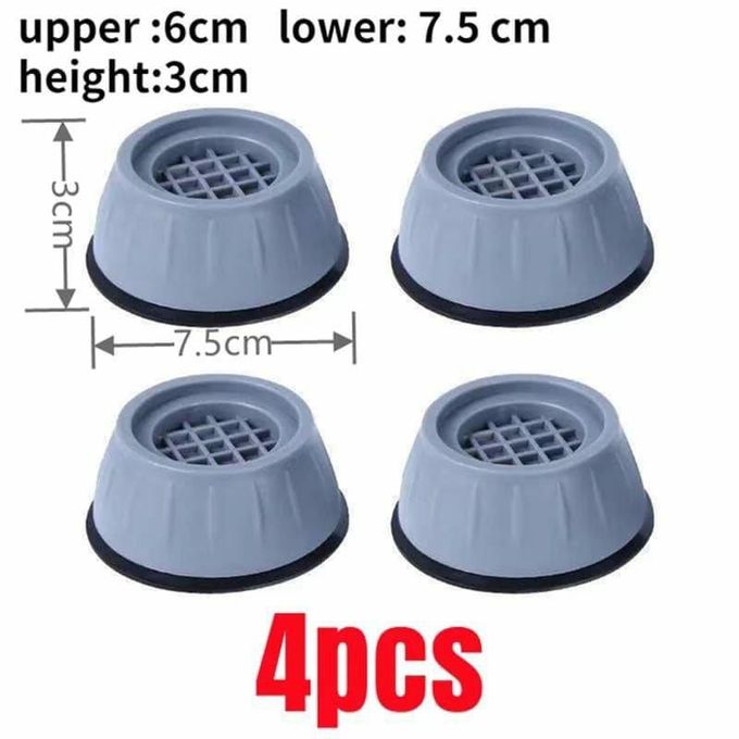 4pcs Universal Shock & Noise Cancelling Anti-Vibration Pads
