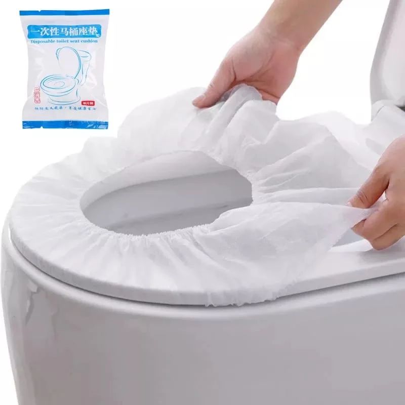 30pc disposable toilet seat cover set