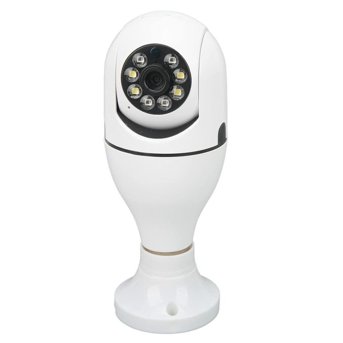 V380 Pro 2.0MP Smart Wireless WiFi Bulb Camera – Panoramic View with Night Vision