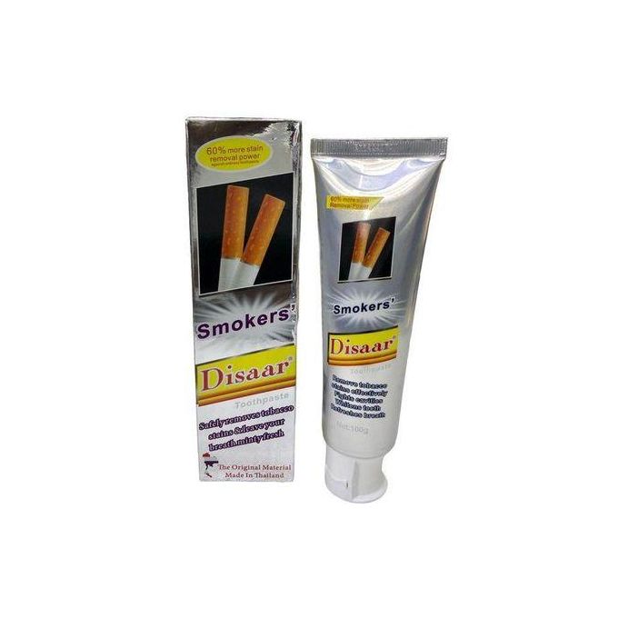 Disaar Smokers Whitening Toothpaste – Charcoal Stain Removal