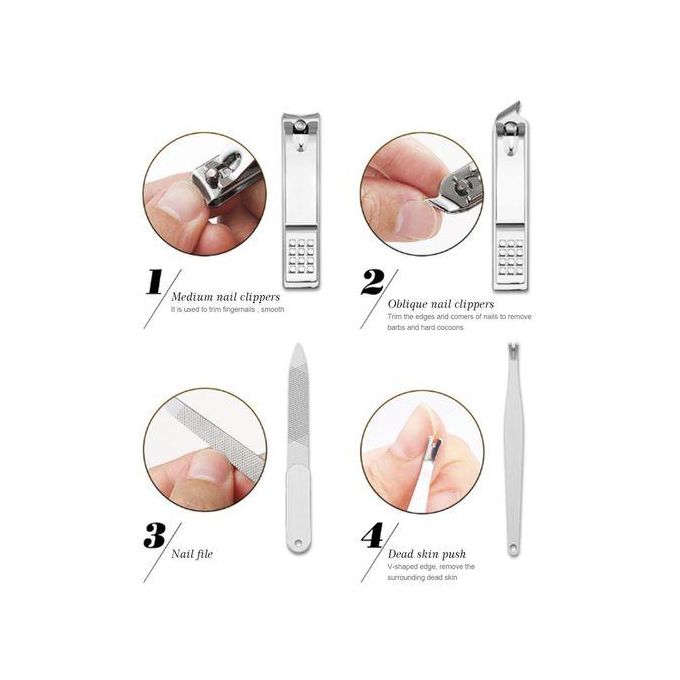TOUPHY Manicure Nail Clippers Kit Pedicure Set - 19pcs