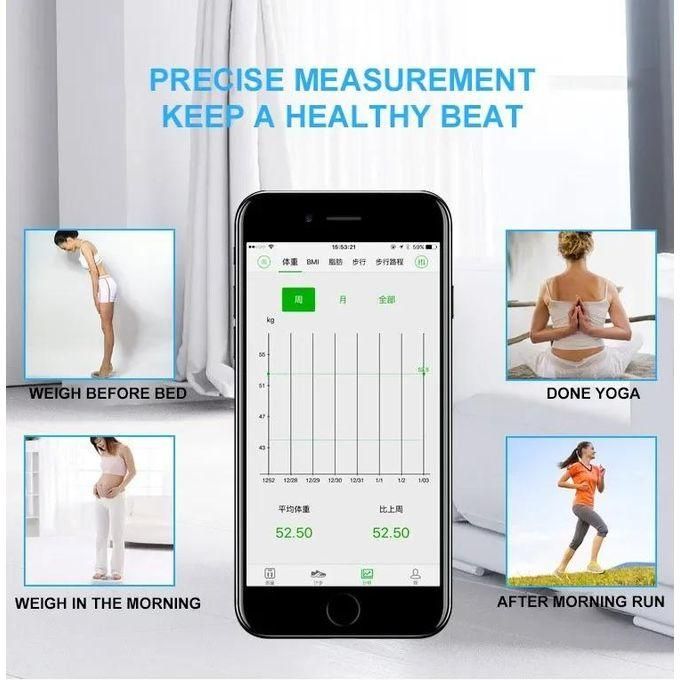 Rechargeable Smart BMI Bluetooth Body Weighing Scale