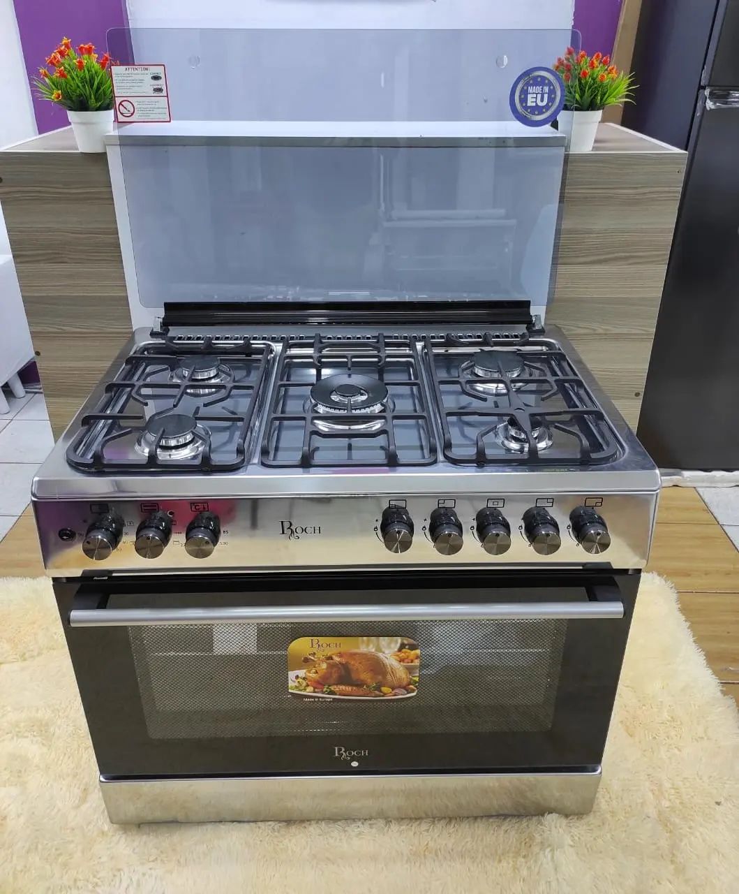ROCH 5 burner standing cooker