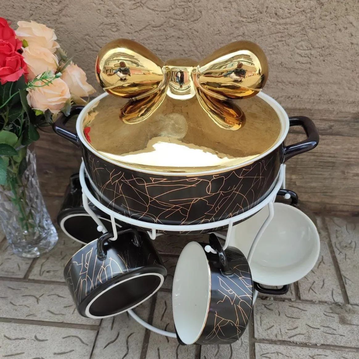 8pc luxury soup bowl set