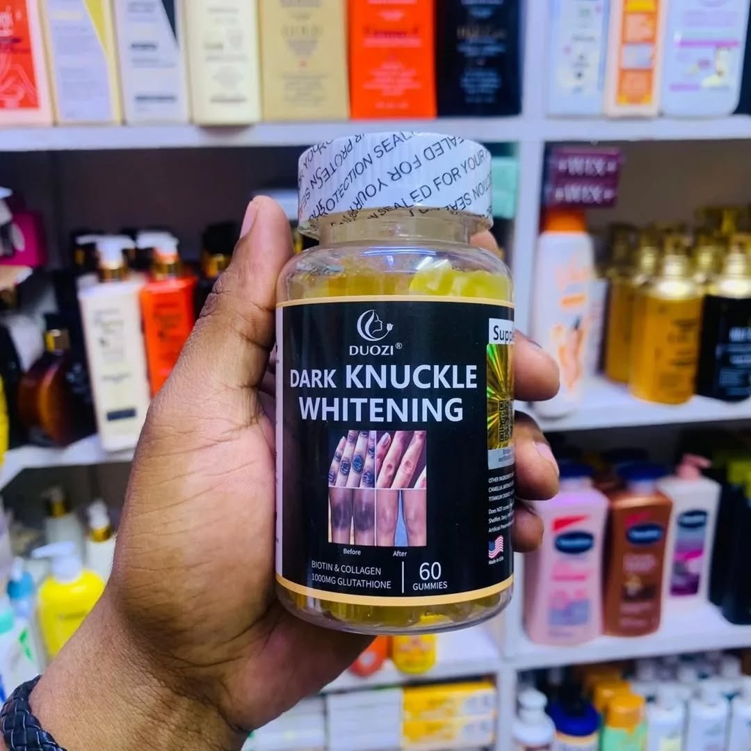 π₯ Duozi Dark Knuckle Whitening Gummies β Fade Dark Knuckles, Elbows & Knees Naturally | Get Even Skin Tone From Within
