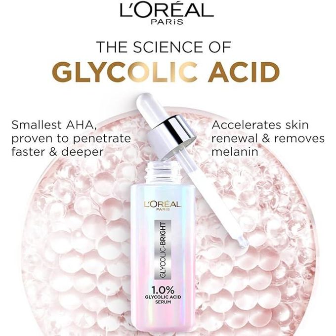 L'Oréal Glycolic Bright Instant Glowing Serum - 30ml