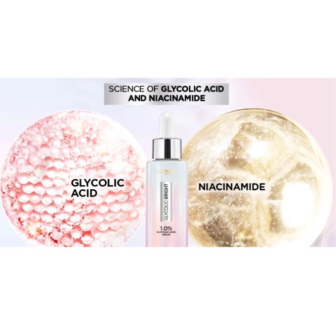 L'Oréal Glycolic Bright Instant Glowing Serum - 30ml