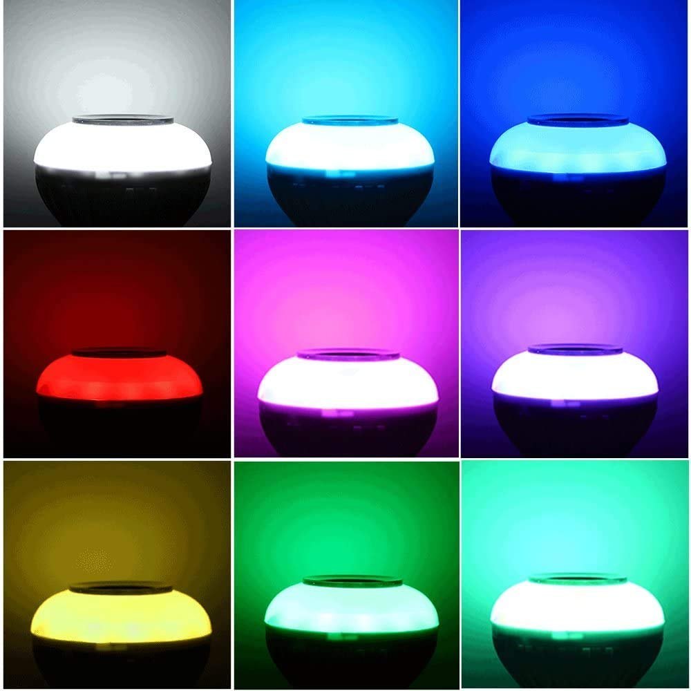 LED Light Bulb with Bluetooth Speaker & Remote Control – Color-Changing Music Bulb
