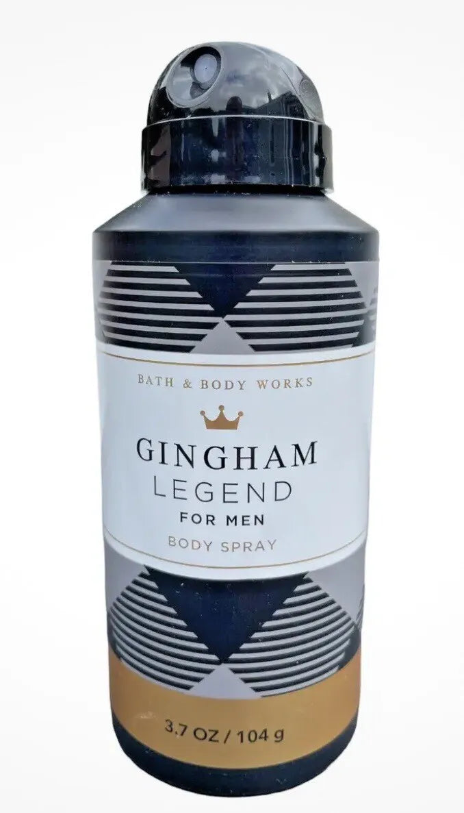 Bath & Body Works Gingham Legend Body Spray for Men (3.7 fl oz)
