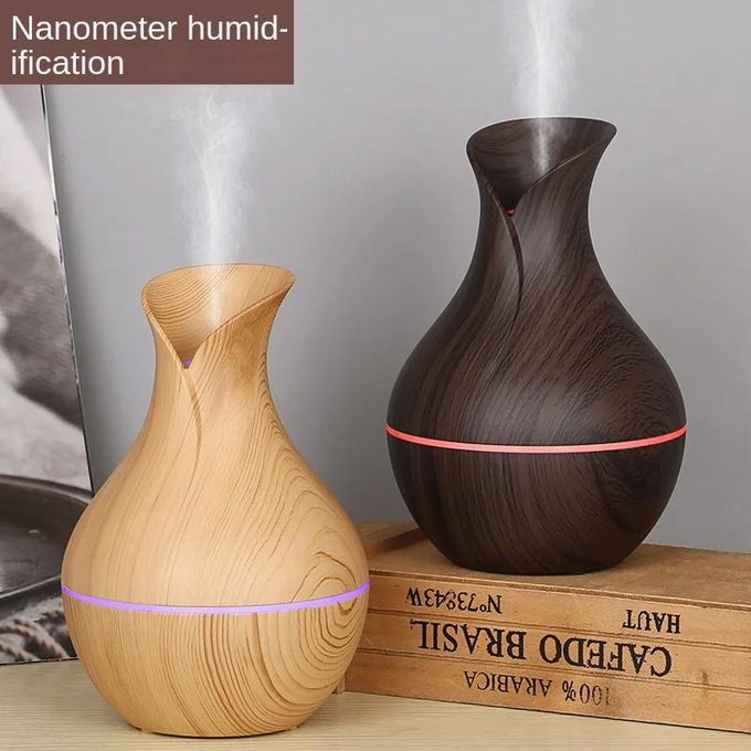 Ultrasonic Aromatherapy USB Humidifier & Essential Oil Diffuser with LED Light