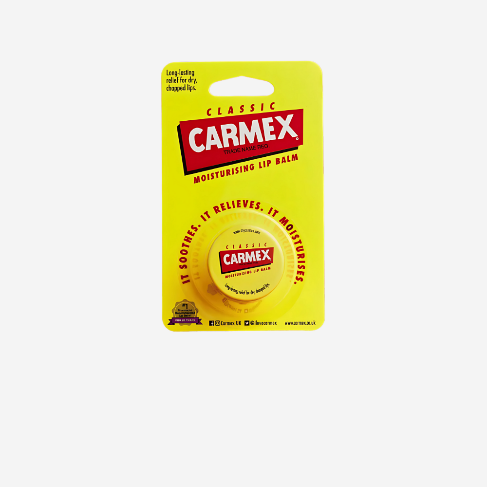 Carmex Classic Lip Balm 7.5g – Soothes & Protects Dry Lips