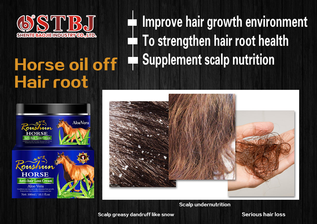 Roushun Horse Aloe Vera Anti-Hair Loss Cream