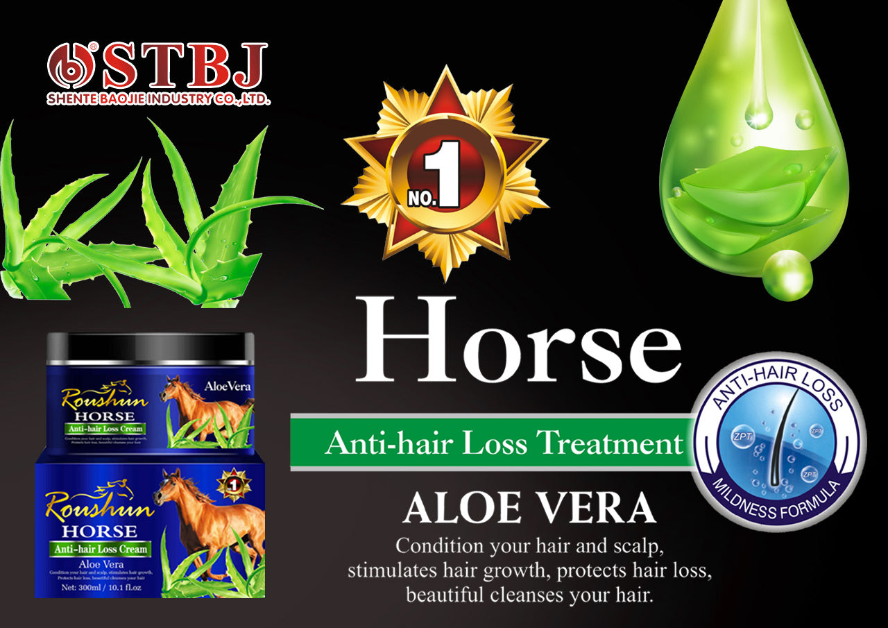 Roushun Horse Aloe Vera Anti-Hair Loss Cream
