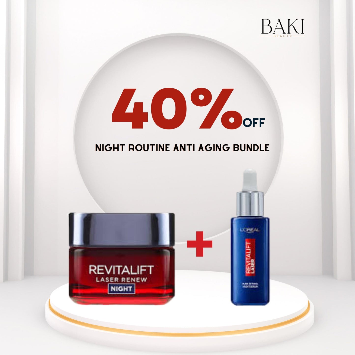 L’Oréal Paris Night Routine Anti-Aging Bundle