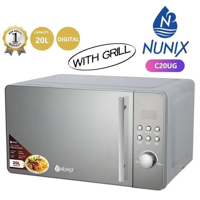 Nunix C20UG Digital Microwave Oven 20L with Grill