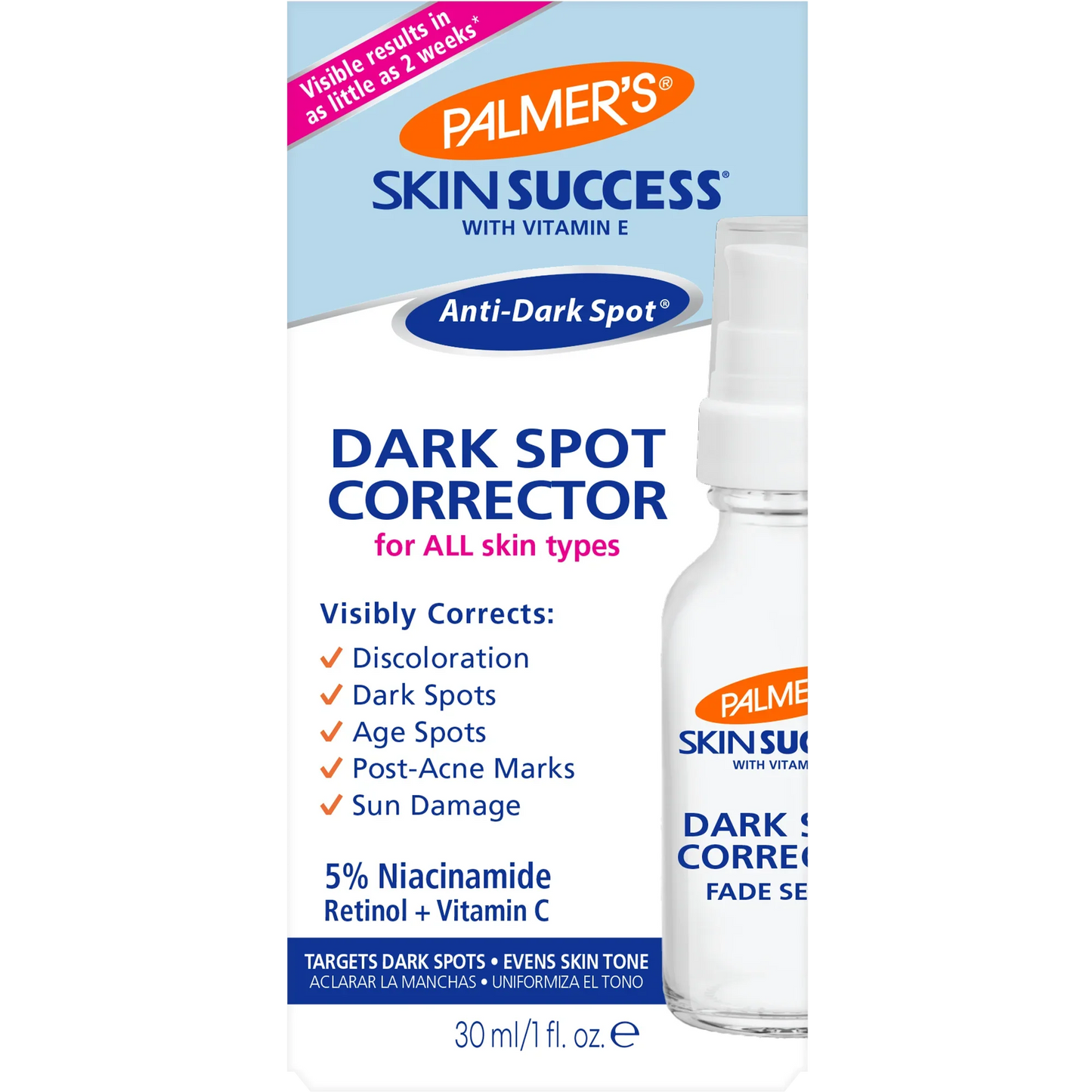 🔥 LIMITED DEAL — Palmer’s Dark Spot Corrector Fade Serum | Niacinamide + Retinol + Vitamin C | KSh 2,500