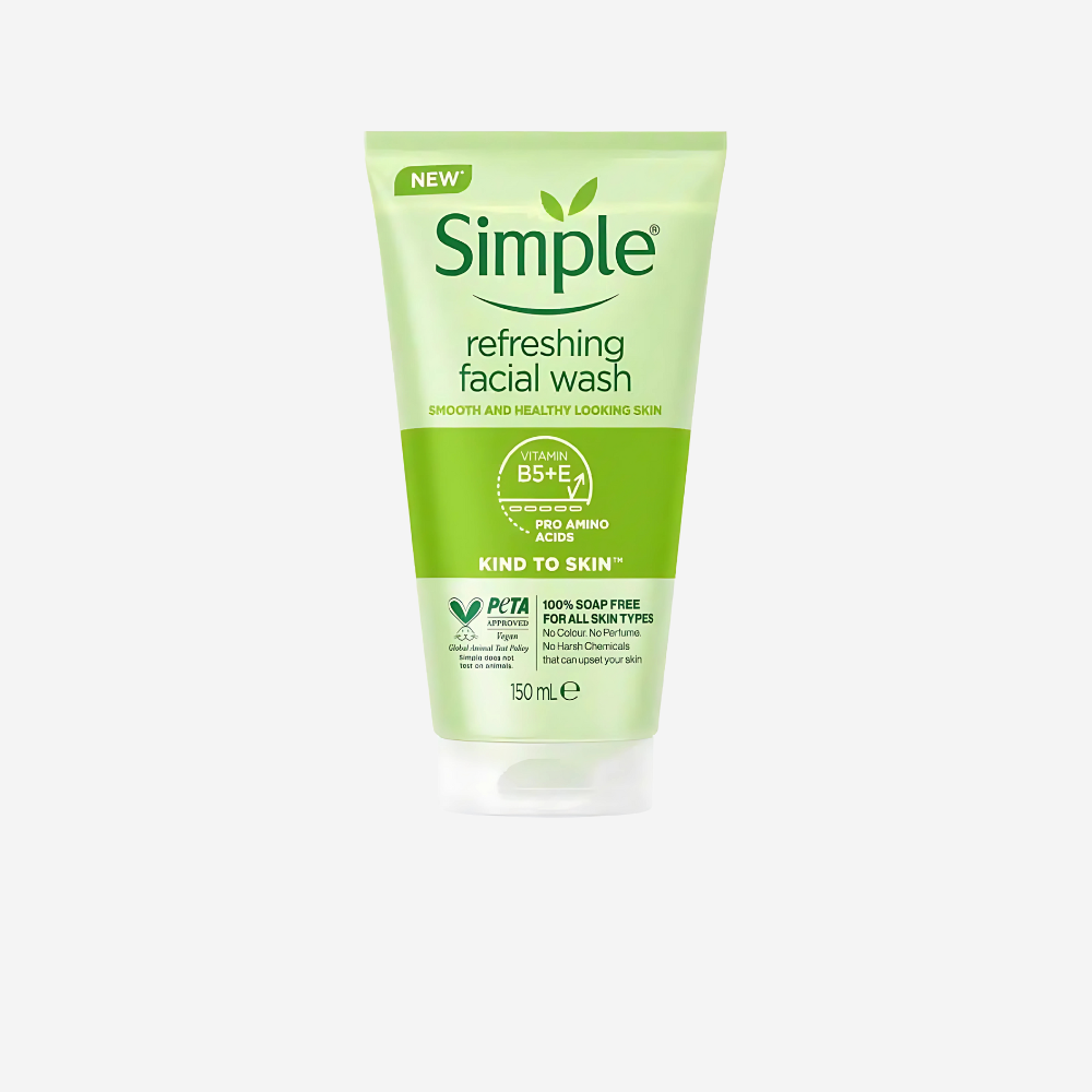 Simple Kind to Skin Refreshing Facial Wash Gel 150ml