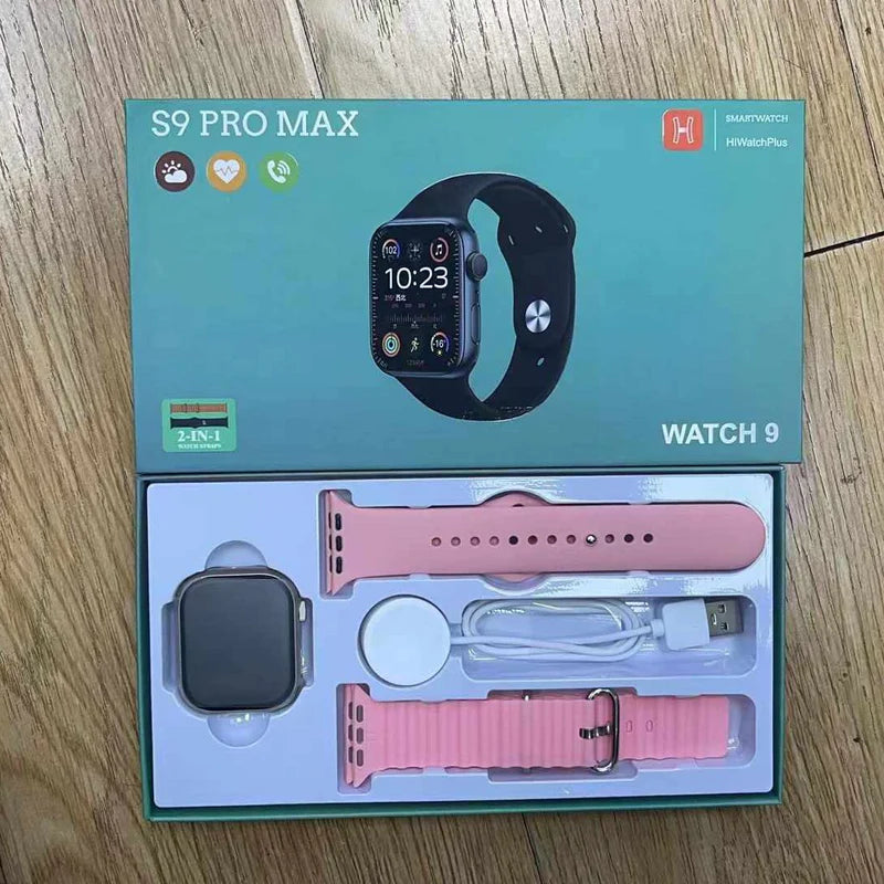 S9 Pro ICD Smart Watch with 2 Straps