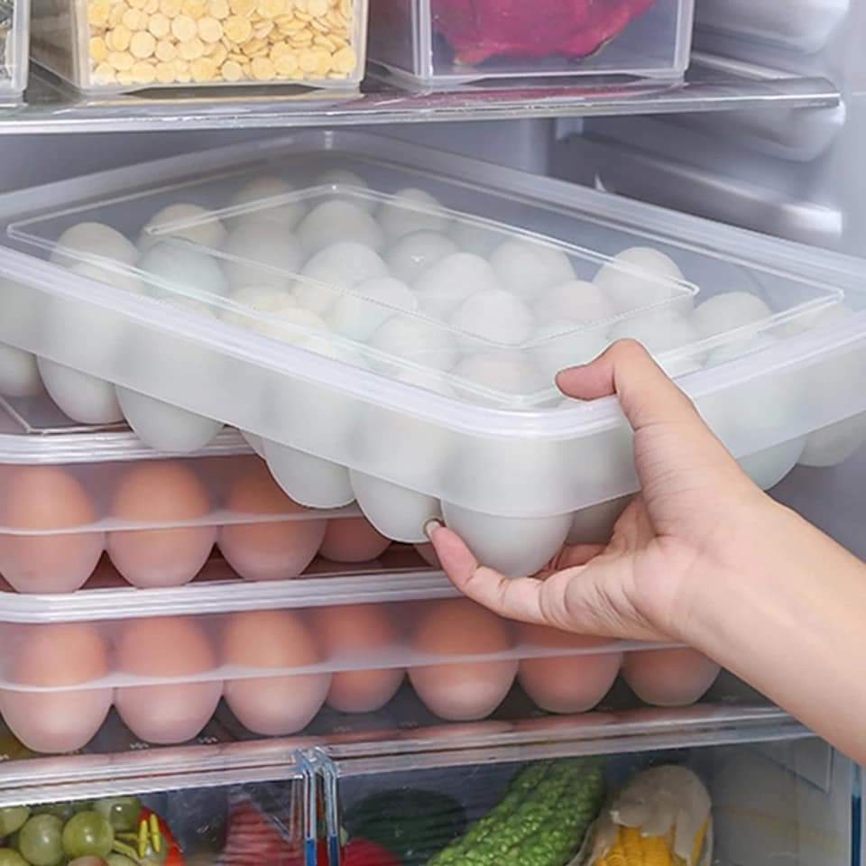 34 Eggs Tray Storage Container