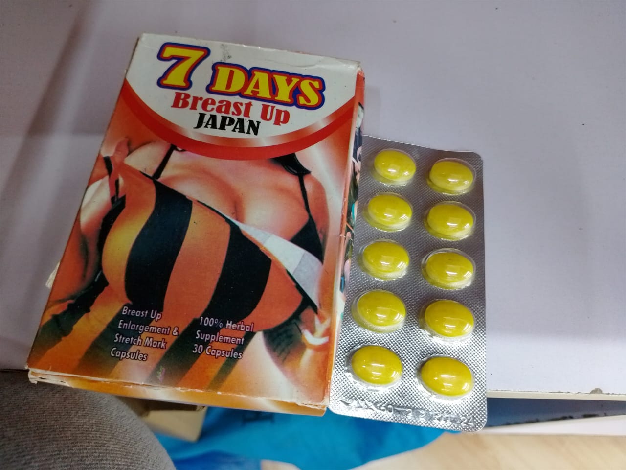 7 Days Breast Up Japan Capsules