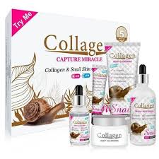 🔥 LIMITED DEAL — Snail Collagen Capture Miracle 5-Piece Skincare Set | Anti-Ageing + Brightening + Deep Hydration | KSh 3,499