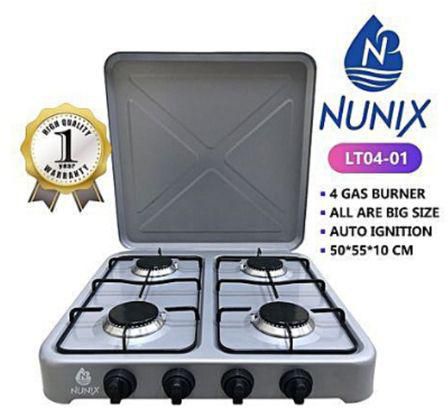 4 Burner gas cooker- table top