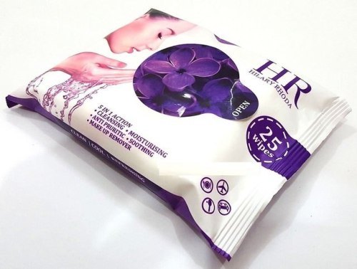 Hilton Packard Cleansing & Moisturizing Facial Wet Wipes – 25 pcs