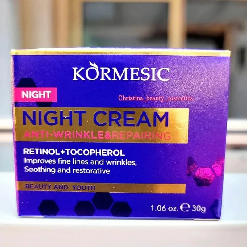 KORMESIC Retinol Anti-Wrinkle & Repairing Night Cream – 30g