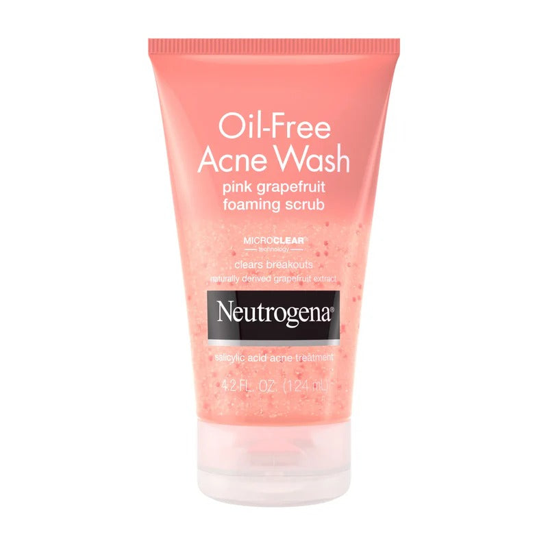 Neutrogena Oil-Free Acne Face Wash Pink Grapefruit Scrub