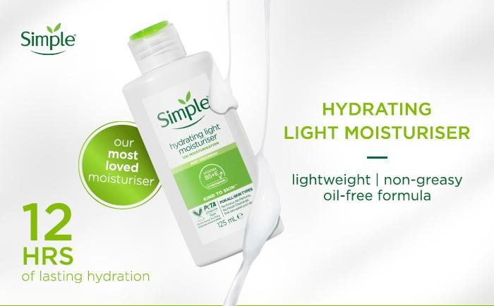 Simple Kind To Skin Hydrating Light Moisturiser (125ml)
