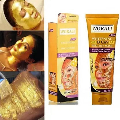 Wokali Whitening Gold Caviar Peel Off Mask