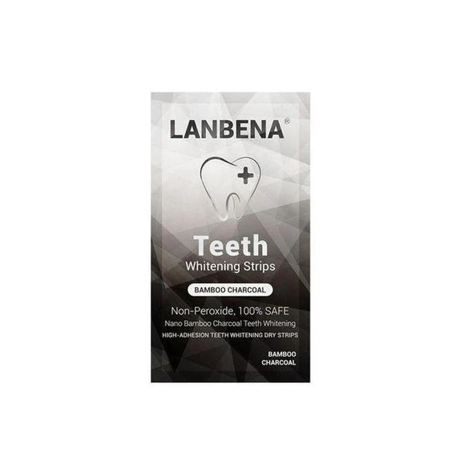LANBENA Teeth Whitening Strips with Bamboo Charcoal
